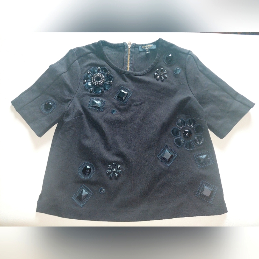 Embellished Juicy Couture Black Top